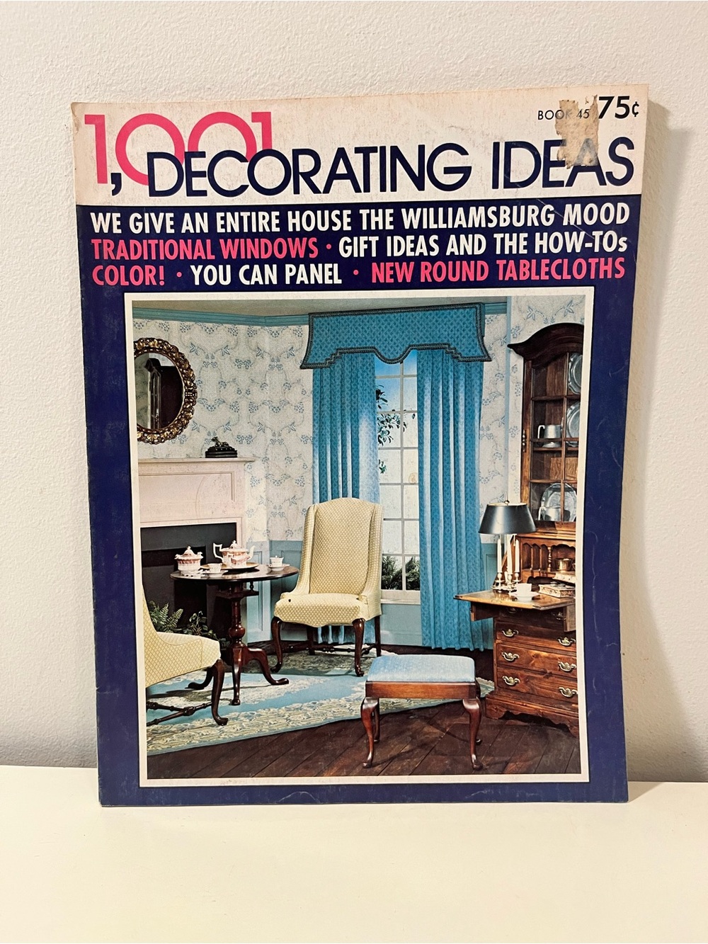 Vintage Magazine 1,001 Decorating Ideas book 45, copyright 1973